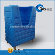 HM-3 PE plastic heavy duty trolley cage, best sale linen trolley cage, STOCK laundry cart